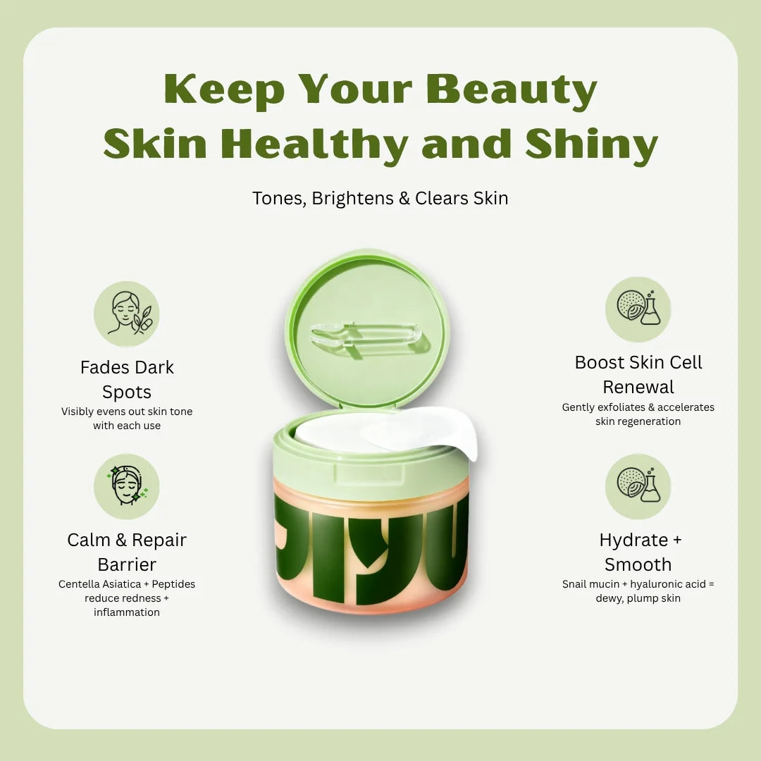 JIYU Korean Skincare Toner Pads